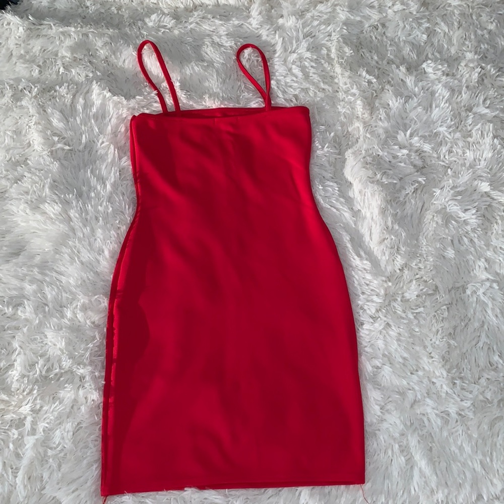 Body con mini strap dress